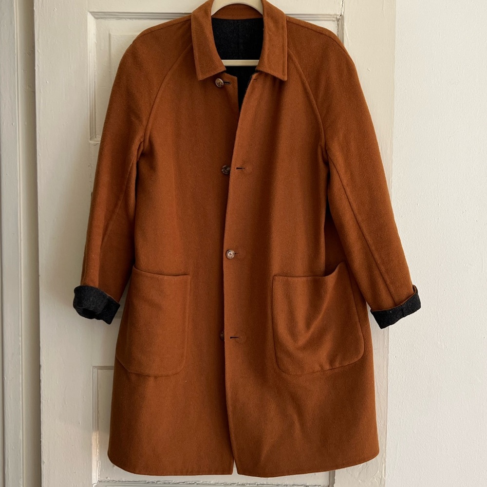 Billy Reid wool blend coat size M